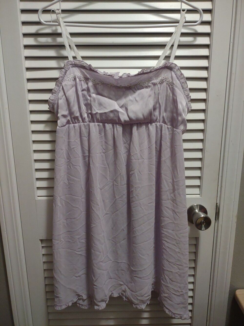 Simply Vera Wang Intimate Camisole Babydoll Size XL Lilac Purple Style C305708